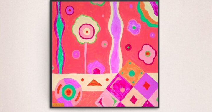 Pink Life Canvas Painting