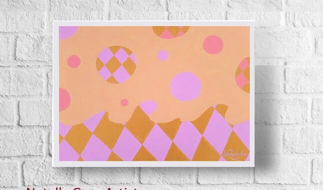 Abstract Active Oil Painting