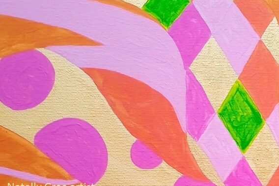 Spring Abstract Oil Painting Canvas