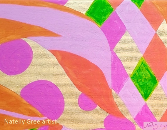 Spring Abstract Oil Painting Original Artwork Canvas