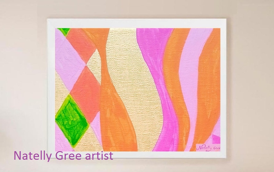 Spring 2 Original Artwork Canvas Oil Painting , Abstract Contemporary Artwork