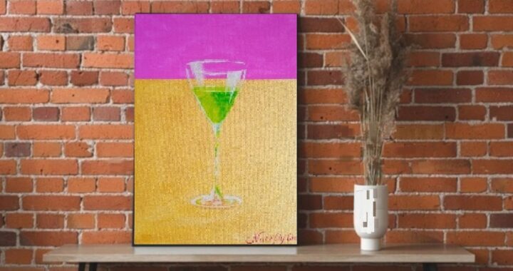 Cocktail on gold Art