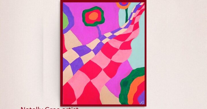 Abstract Colorful Oil Painting Canvas Artwork Large Modern Wall Art